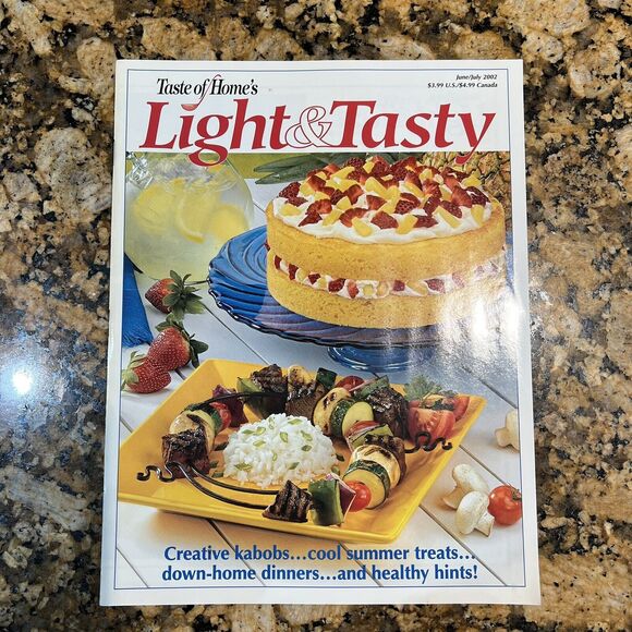 Taste of Homes Light And Tasty Cooking Recipe Magazines 2002 Back Issue Set Of 6 - Picture 6 of 13
